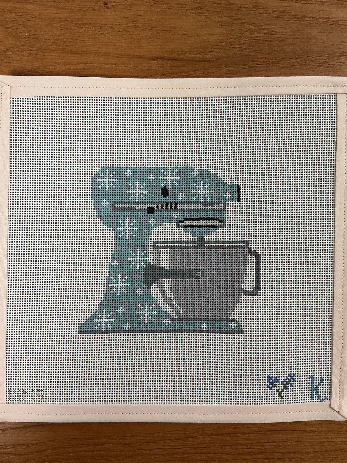 Light Blue Snowflake Mixer