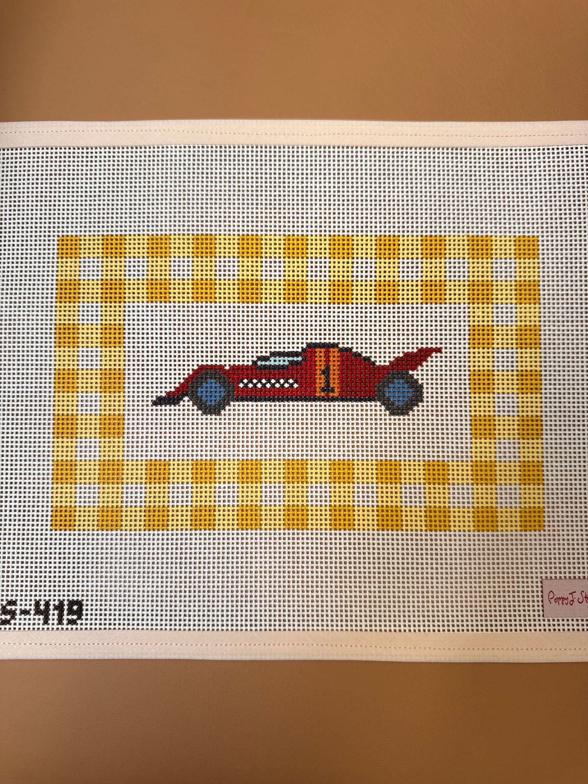 Gingham Racecar