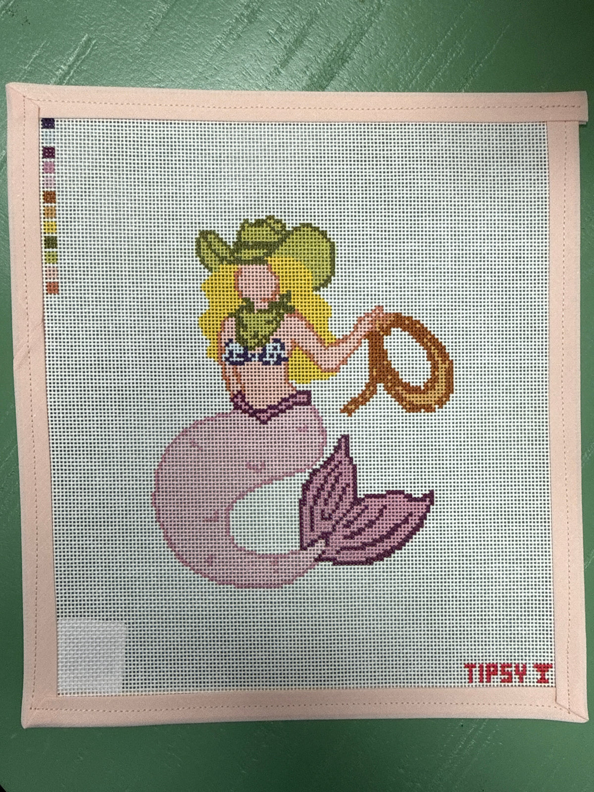 Purple Cowgirl Mermaid