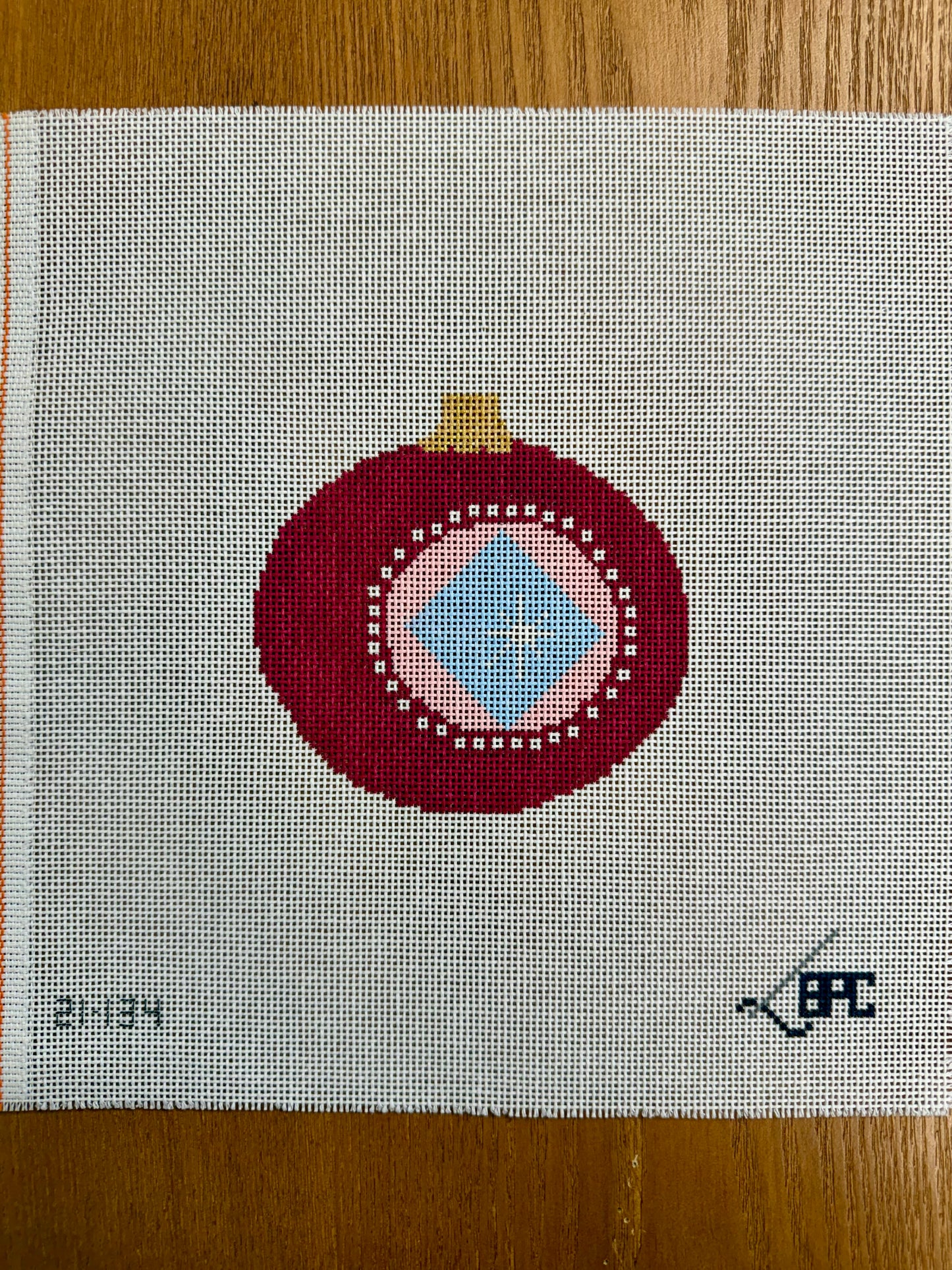 Retro Red Ornament
