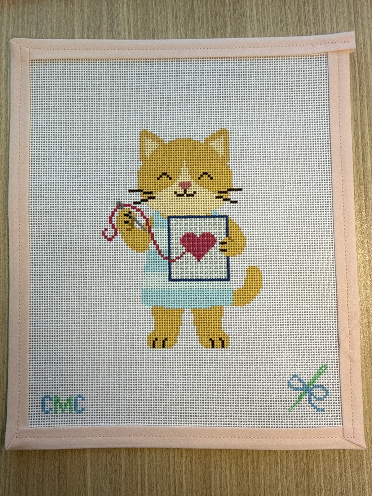 Nellie the Needlepointing Kitty
