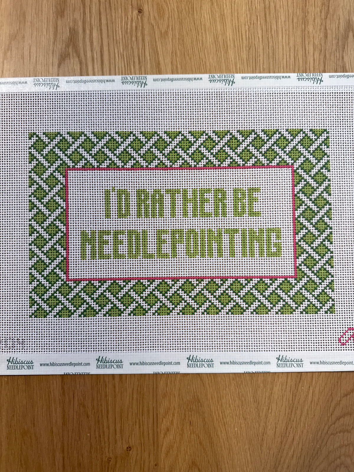 I’d Rather Be Needlepointing
