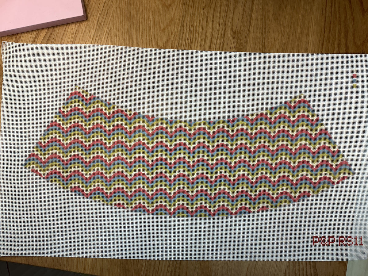 Bouncing Bargello Lampshade