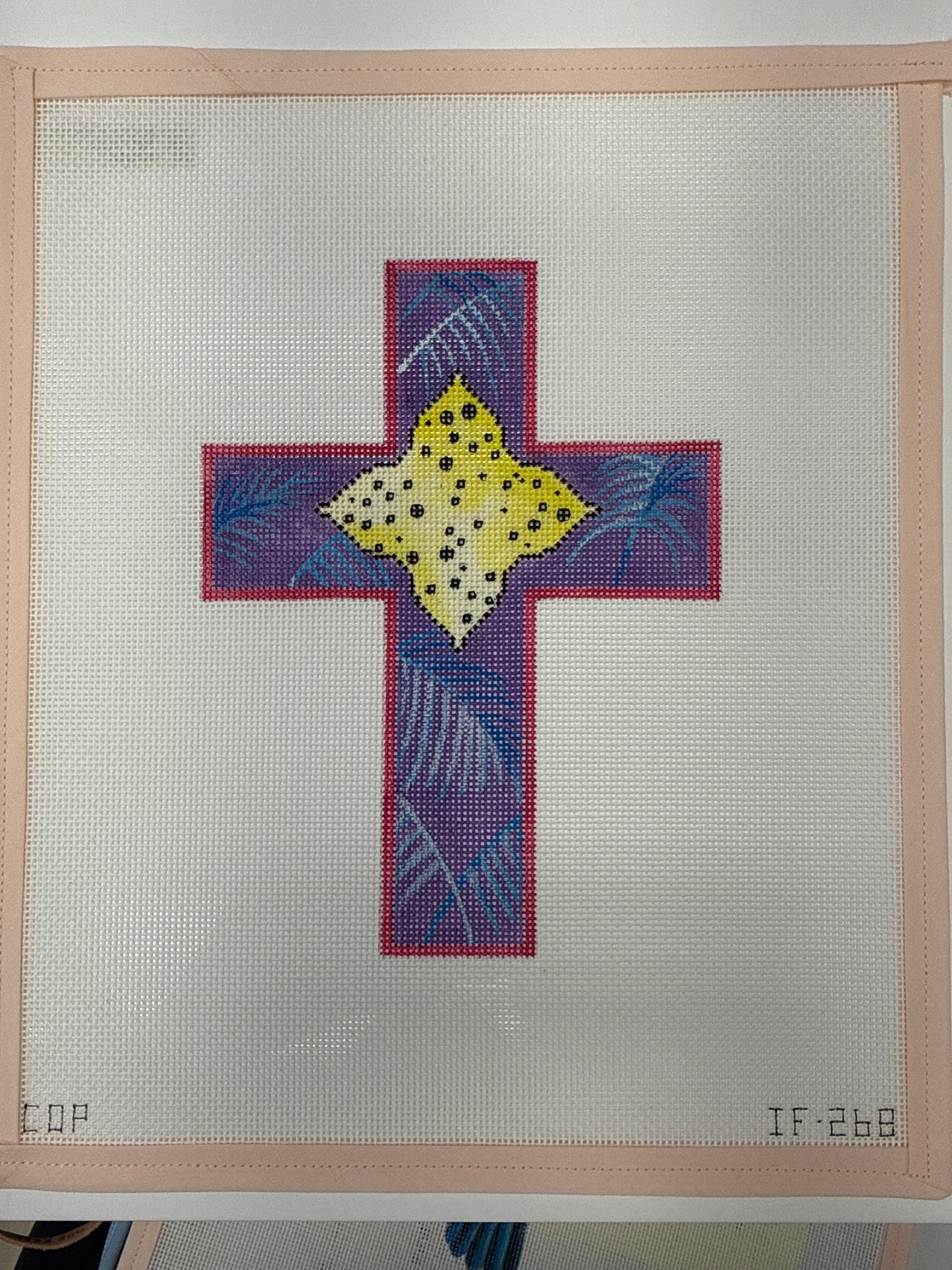 Purple Palm Cross IF268