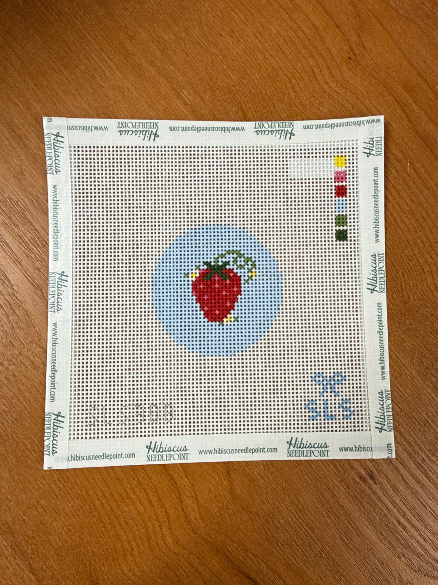 Strawberry on Blue