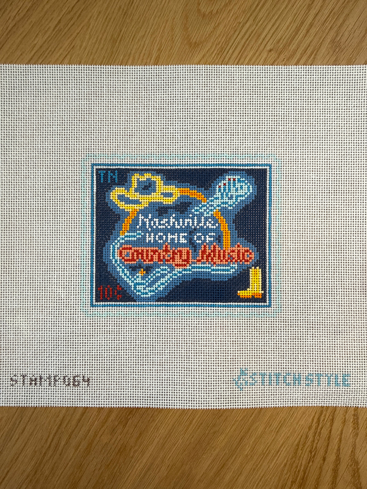 Nashville Travel Stamp