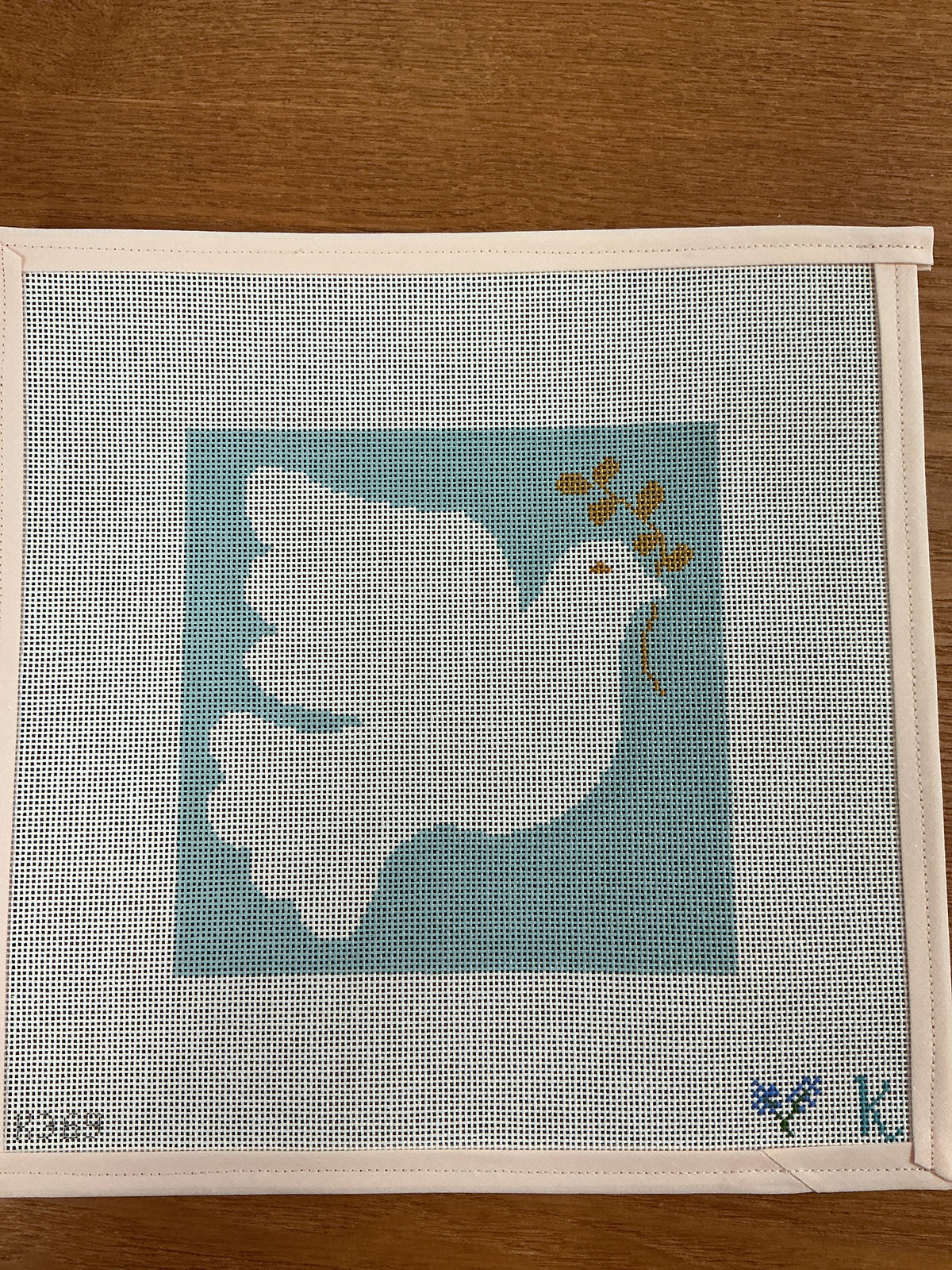 Dove with Olive Branch - Blue