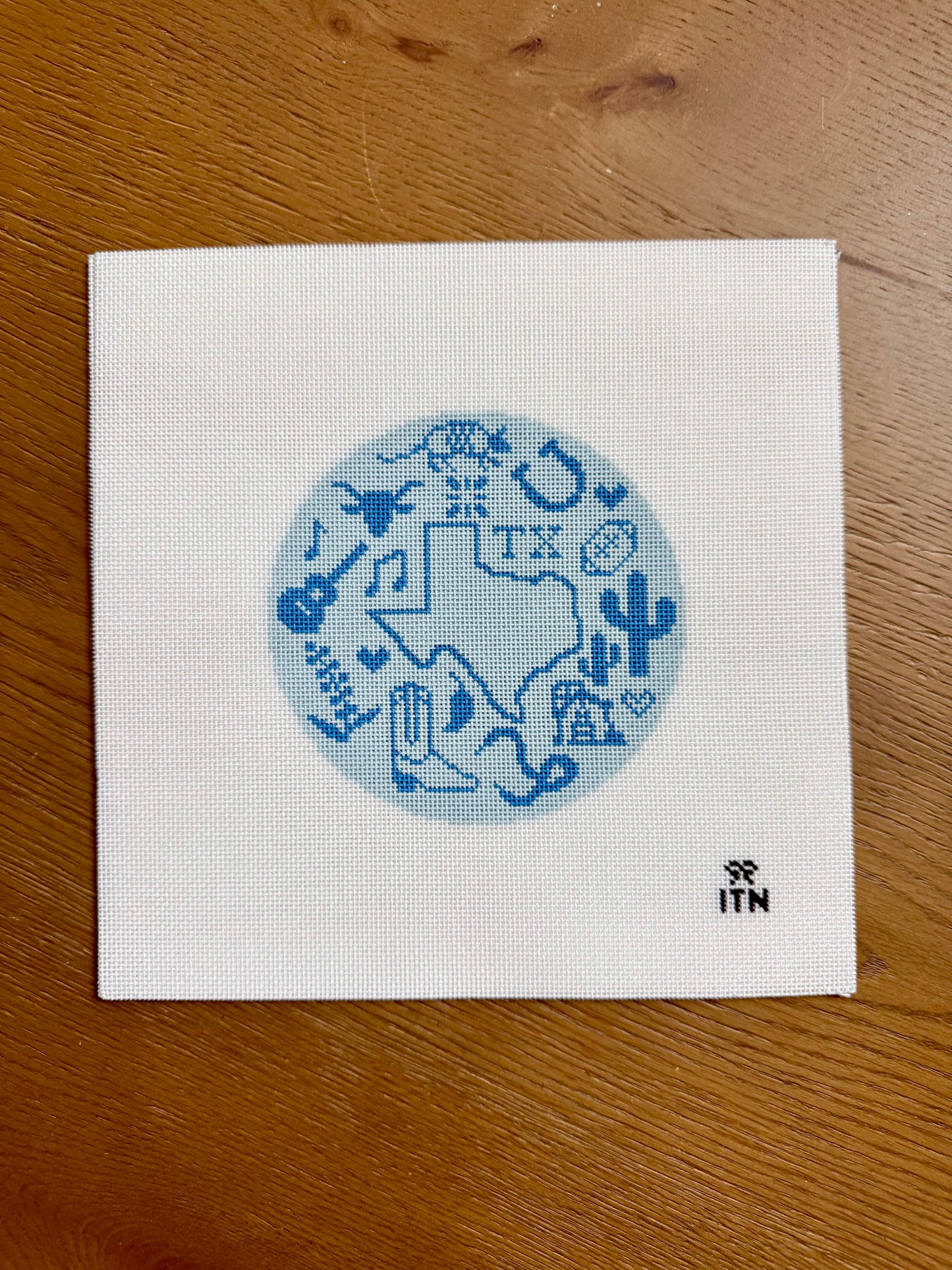 Blue Texas Round