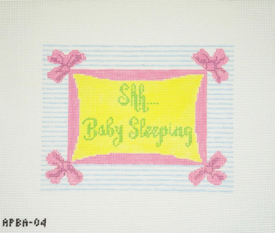 Baby Sleeping with Bows