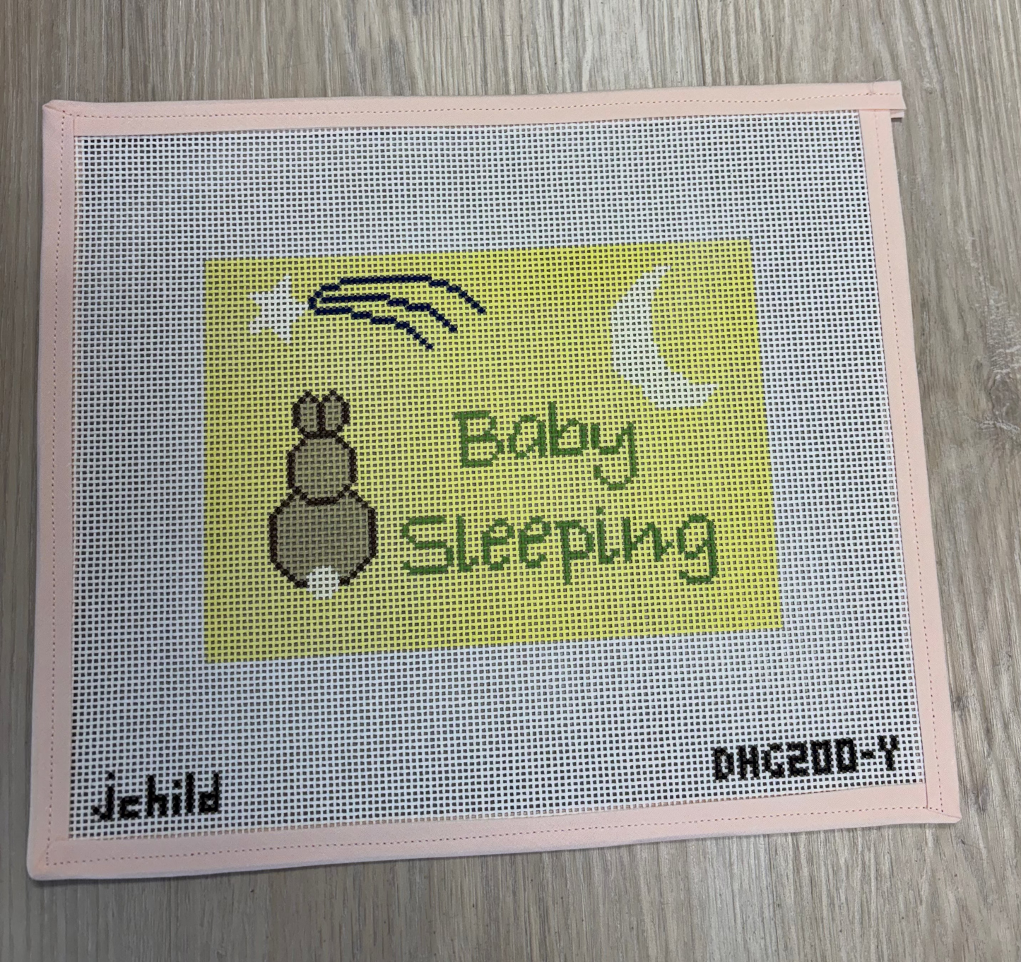 Baby Sleeping - Yellow Bunny