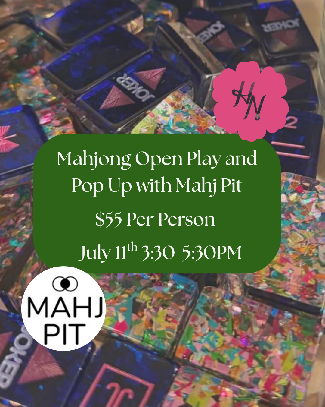 Mahjong Open Play and Pop Up with Mahj Pit
