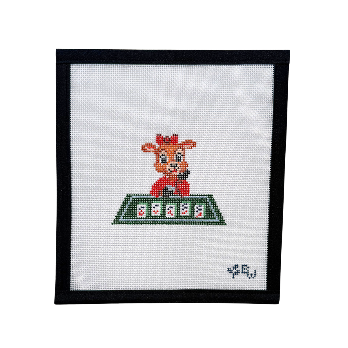 Mahjong Reindeer - Boxwood Trunk Show