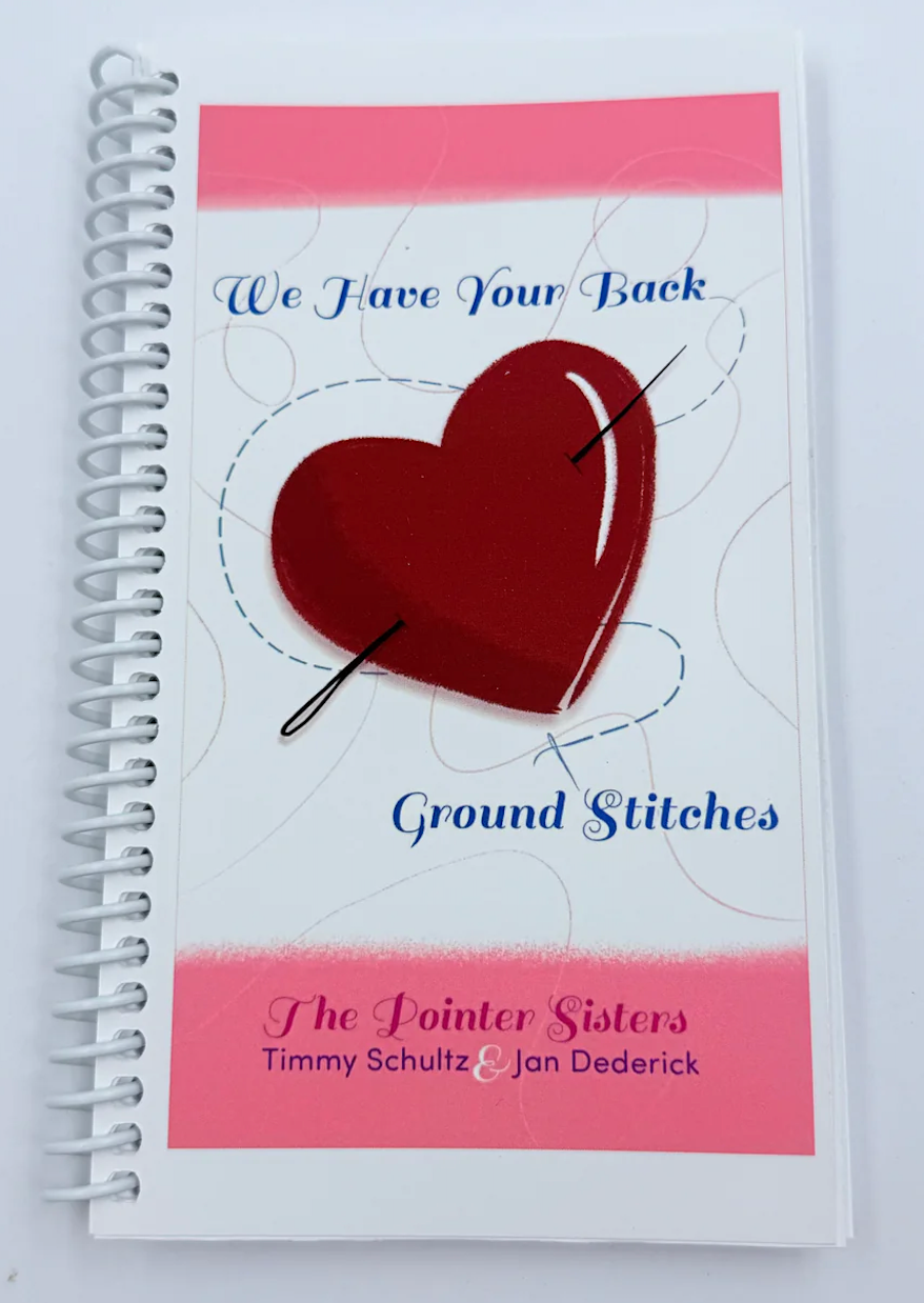 "Background Stitches" Book by The Pointer Sisters