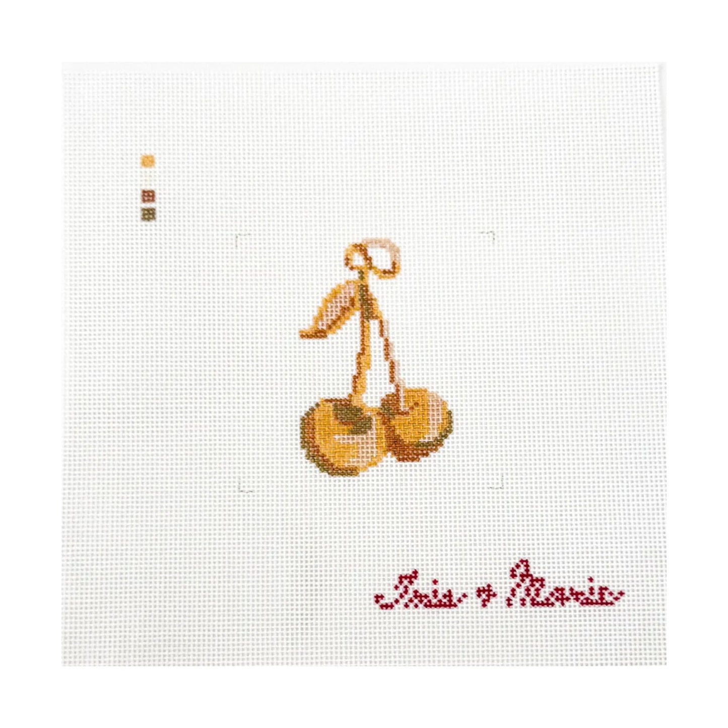 Cherries Gold Charm