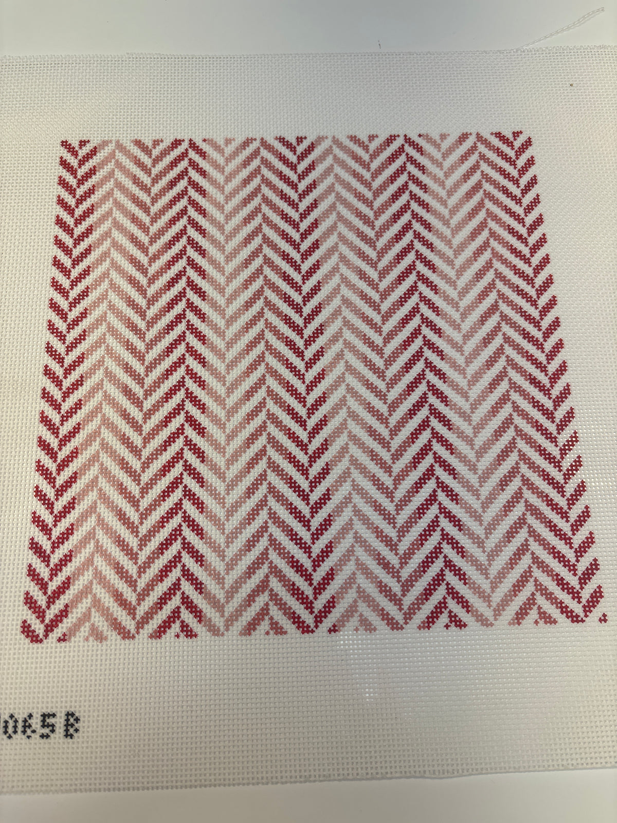 1065B - Herringbone Pillow Coral - Trunk Show