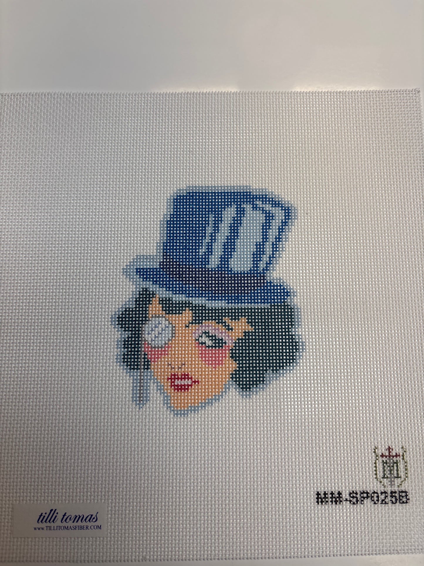 MM-SP025B Top Hat Lady Blue - Trunk Show