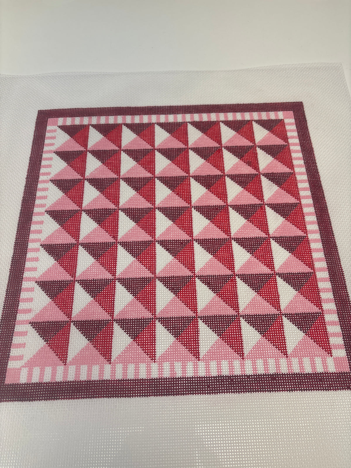 2096A - Reflection Pillow Red - Trunk Show