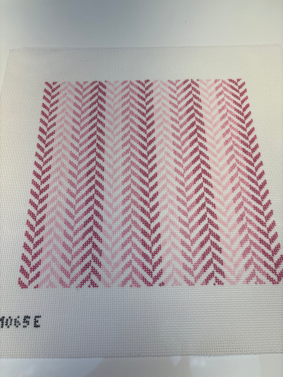 1065E - Herringbone Pillow Pink - Trunk Show