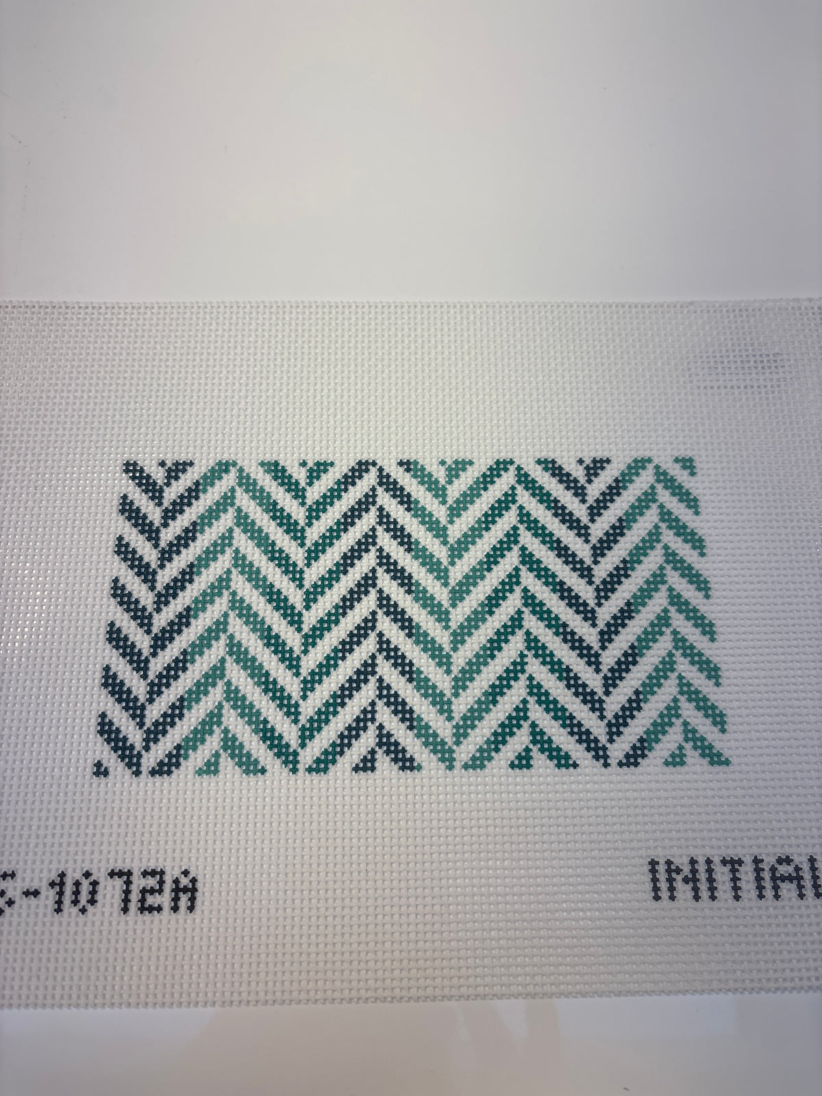 1072A - Mini Herringbone Turq - Trunk Show