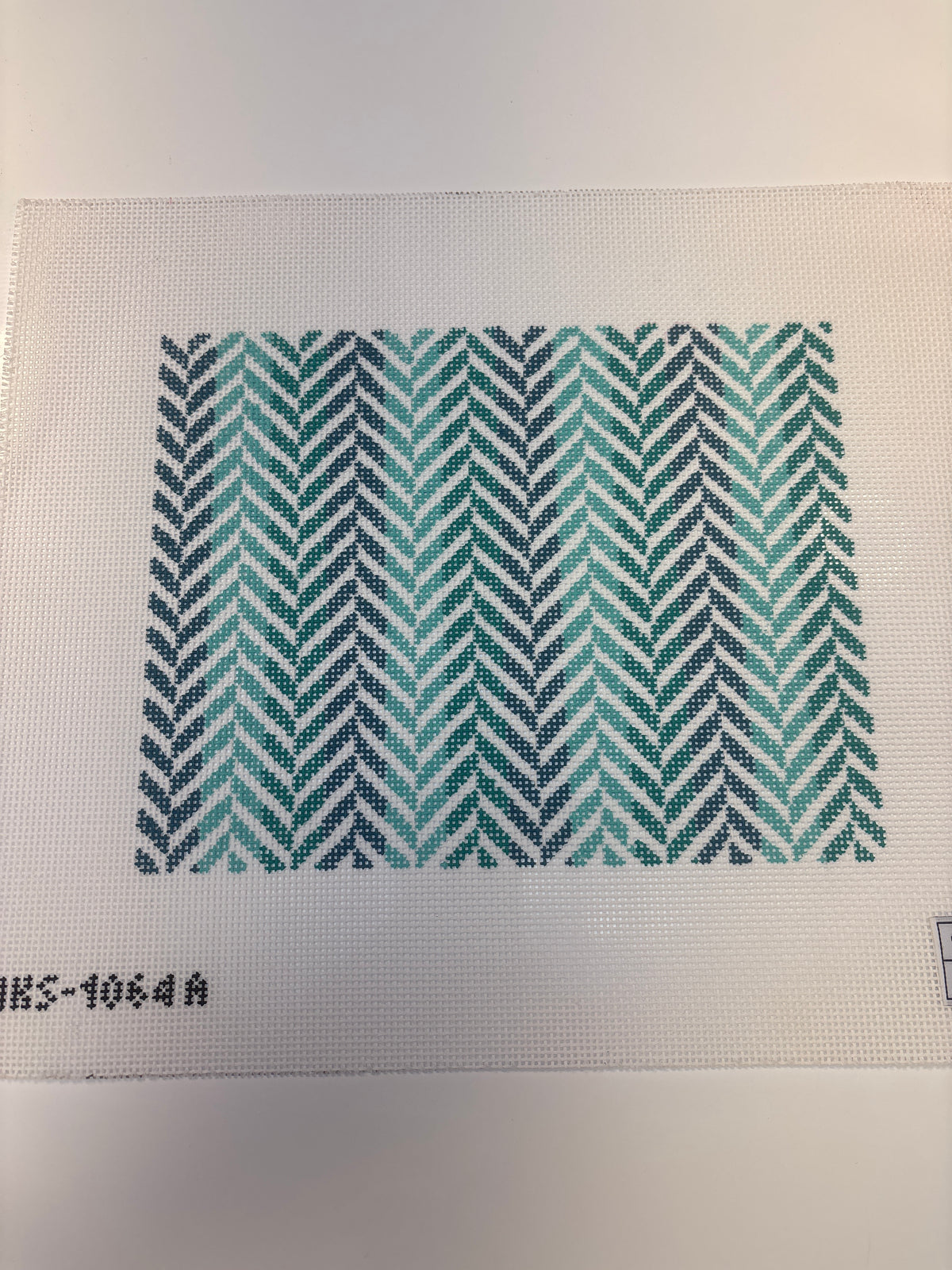 1064A - Herringbone Clutch Turq - Trunk Show