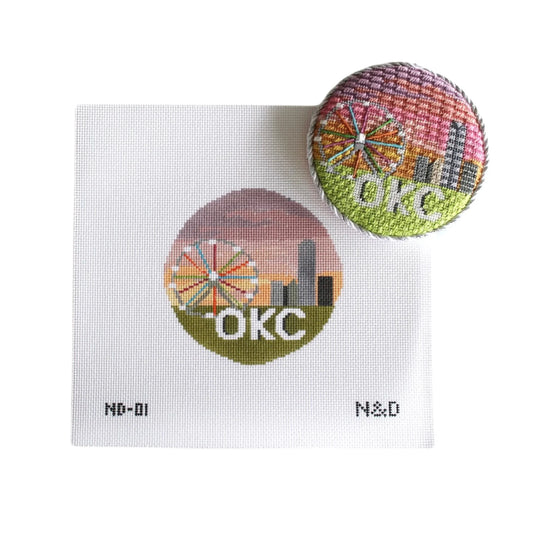 OKC Skyline Canvas and Stitch Guide