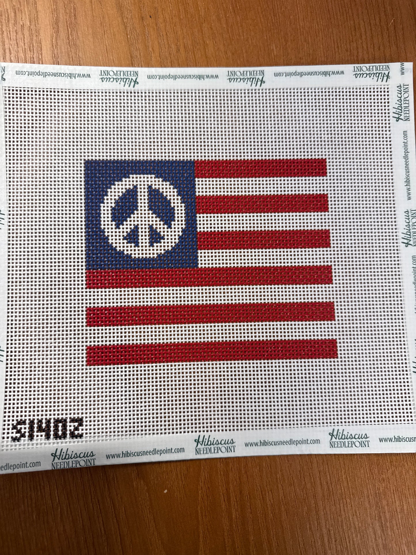 Small Peace American Flag