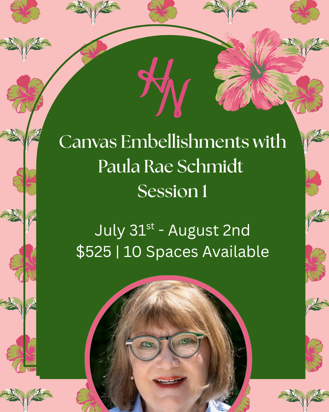 Canvas Embellishments with Paula Rae Schmidt Session 1