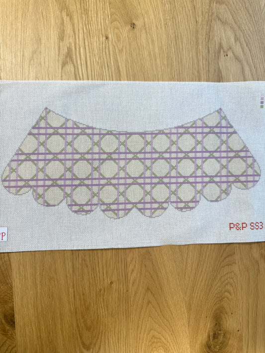 Lavender Cane Lampshade