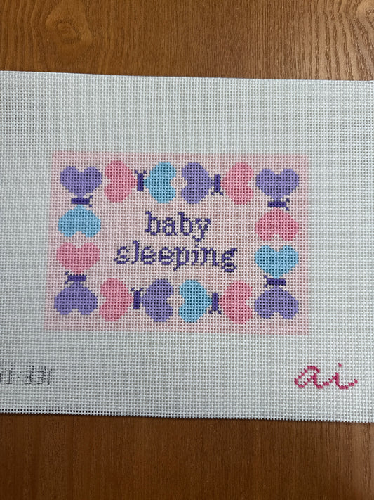 Baby Sleeping Butterfly Sign