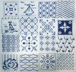 Blue and White Tiles