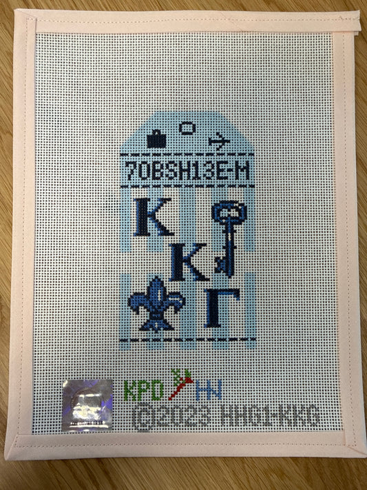 Kappa Kappa Gamma Travel Tag