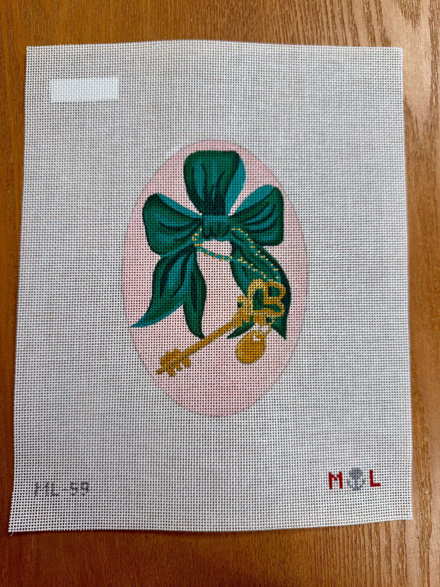 Green Bow with Key