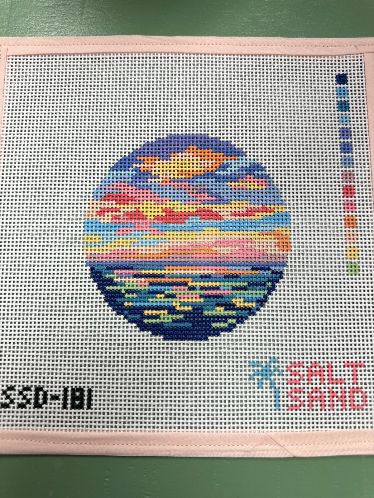 Ocean Sunset Round