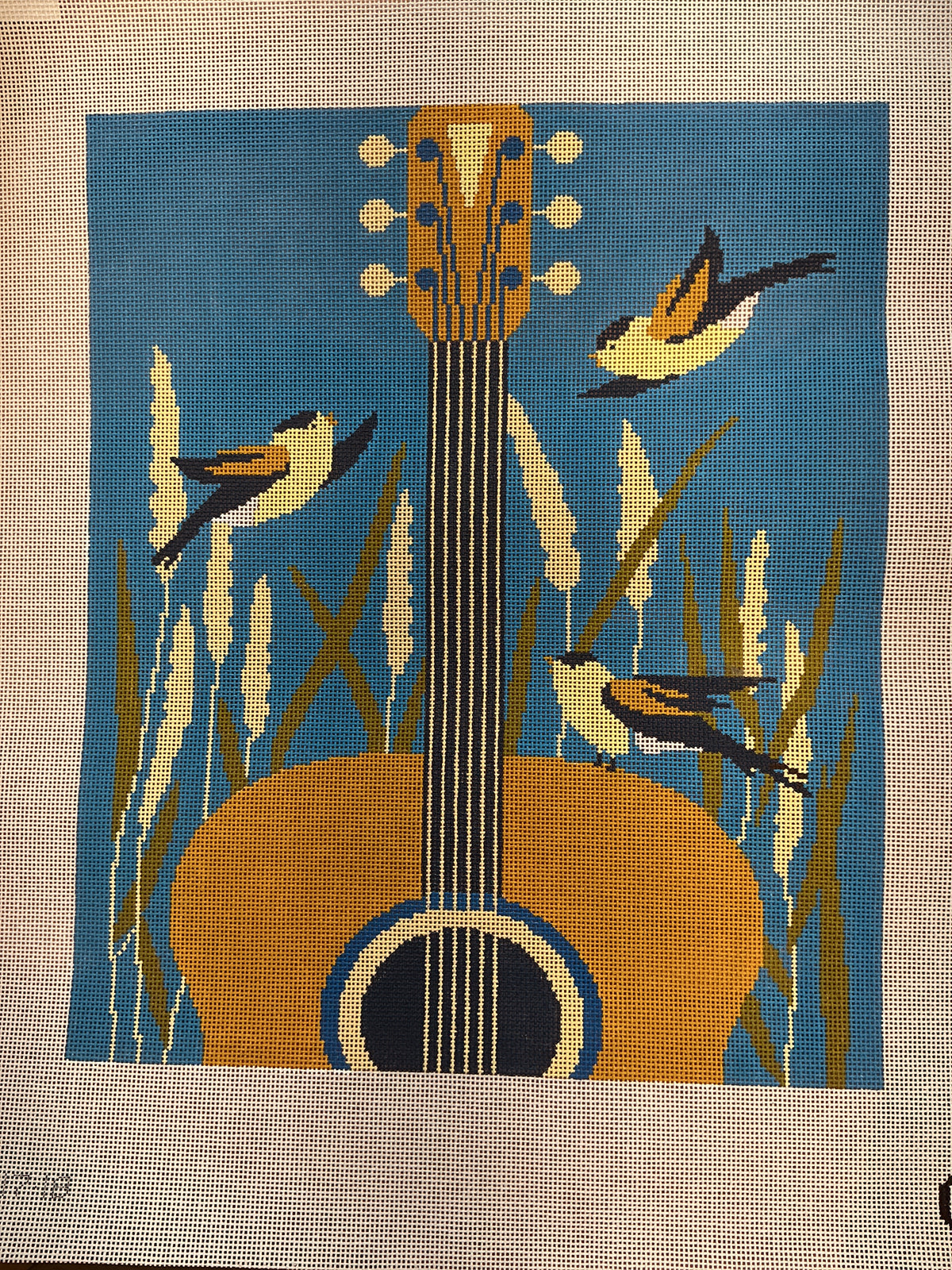 Guitar & Goldfinches