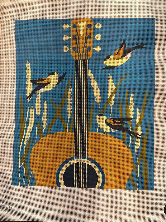 Guitar & Goldfinches