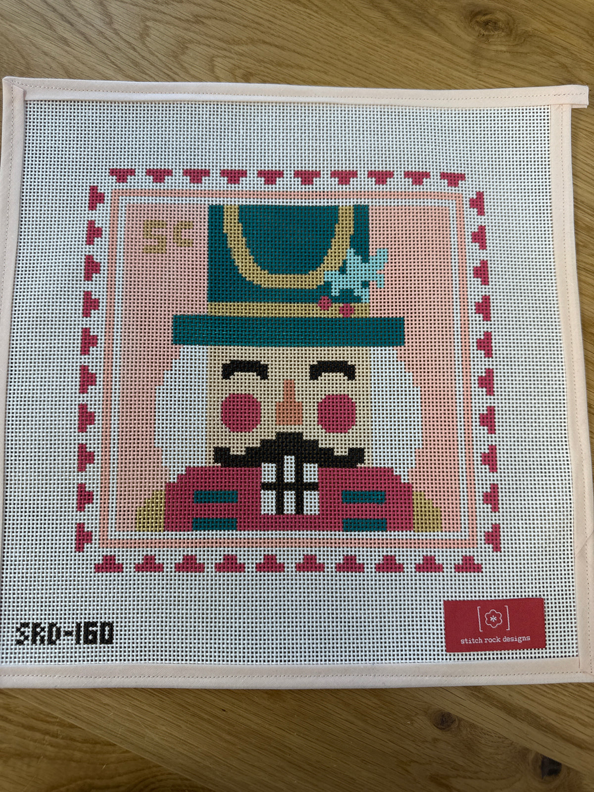 Nutcracker Stamp Pillow