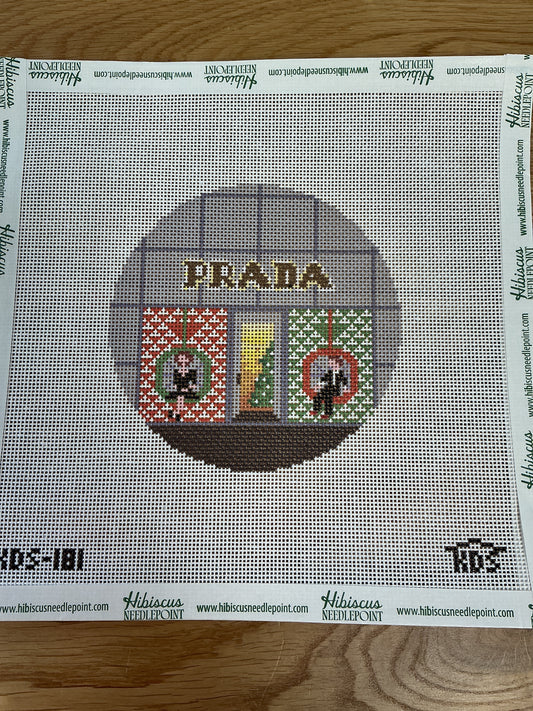 Prada Round Printed