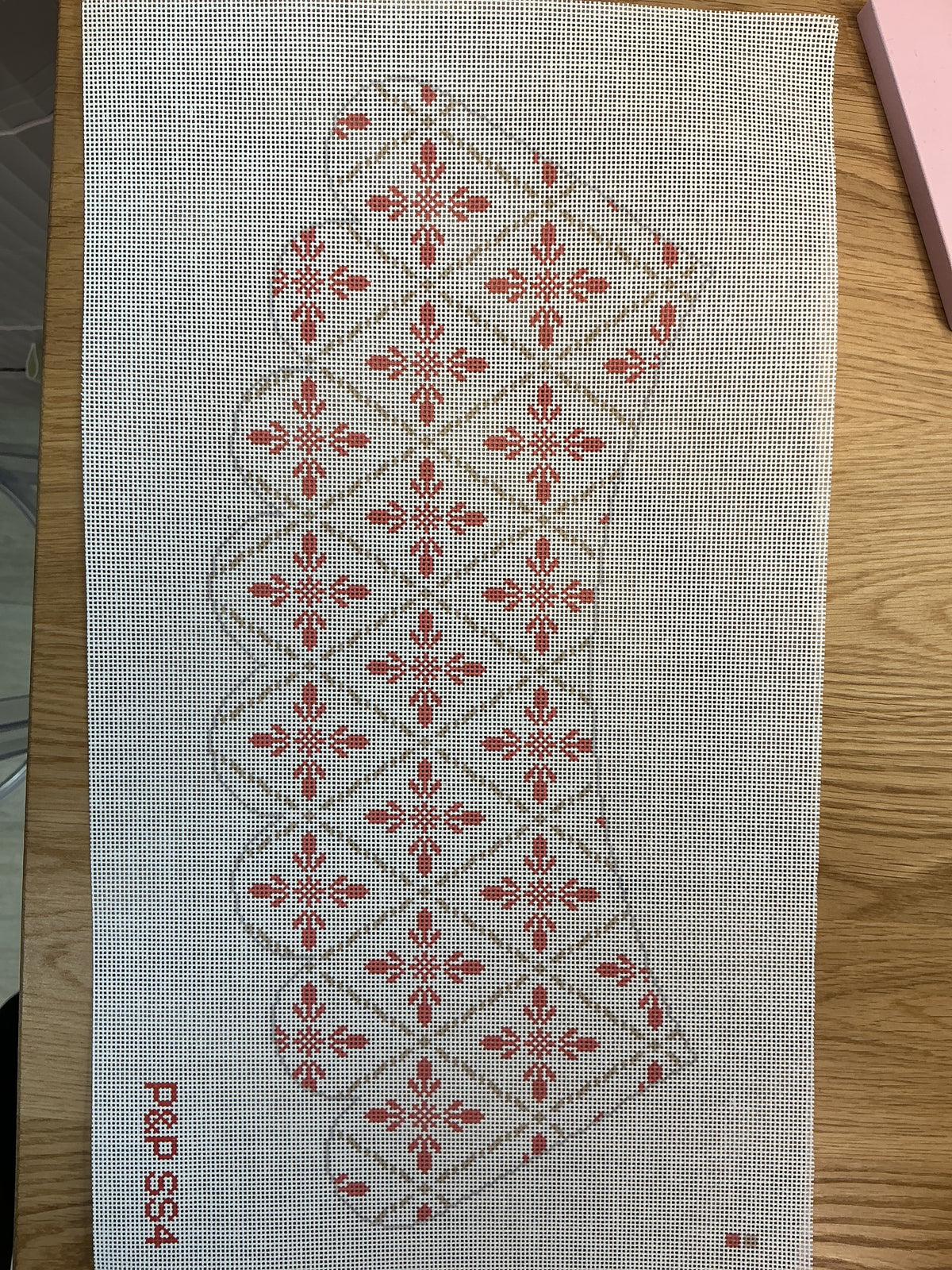 Terracotta Trellis Lampshade
