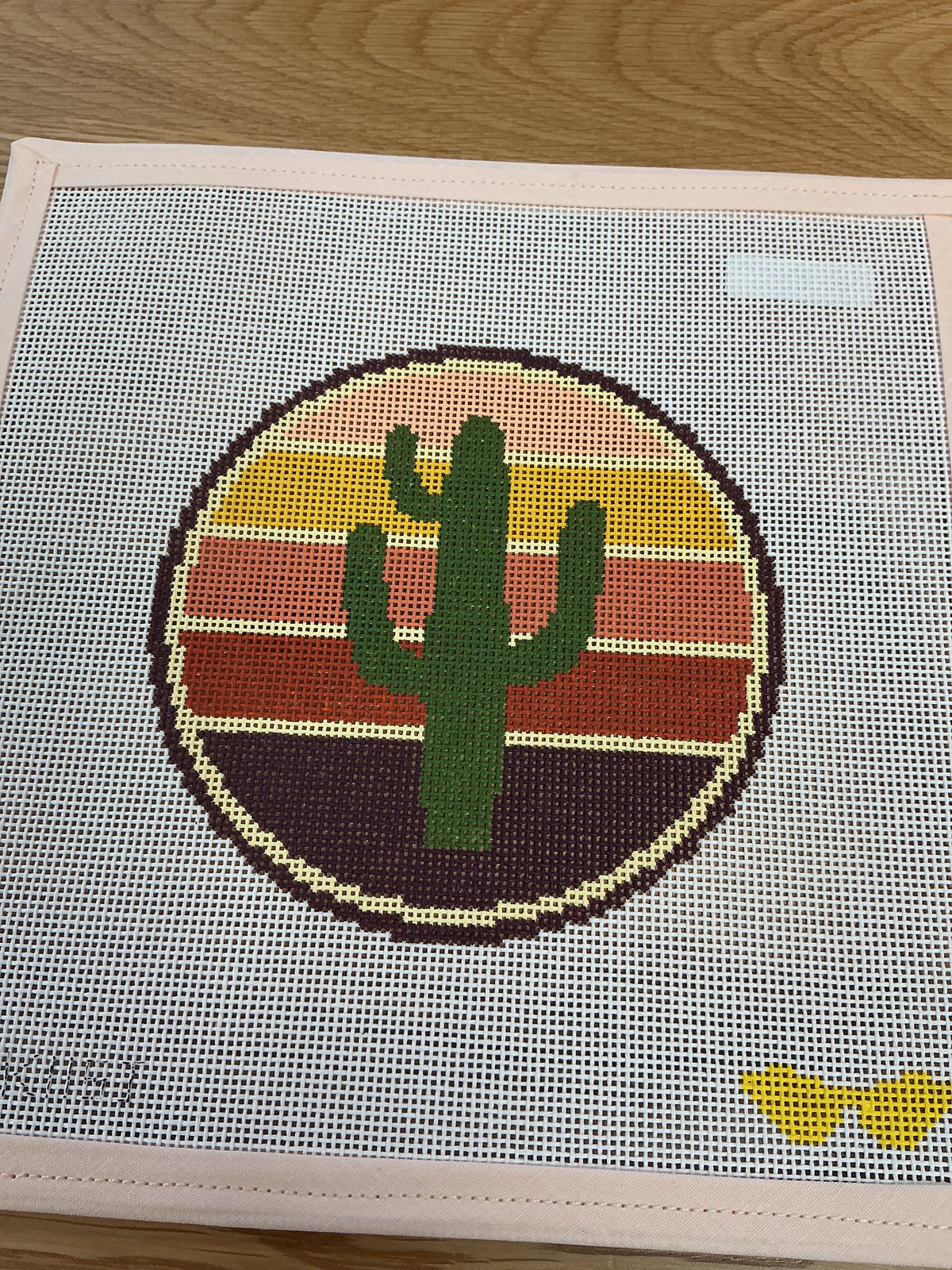 Saguaro Cactus Round