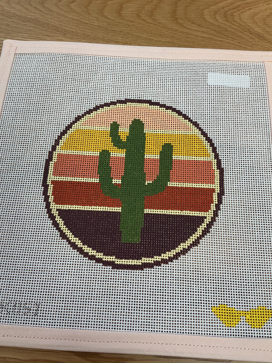 Saguaro Cactus Round