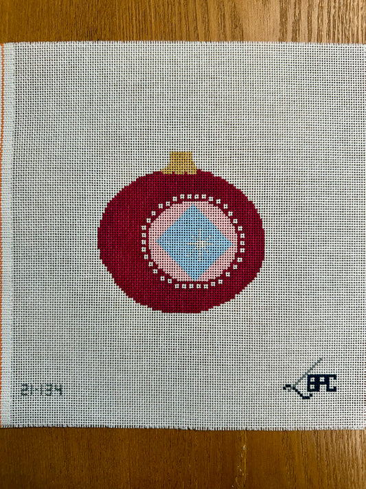 Retro Red Ornament