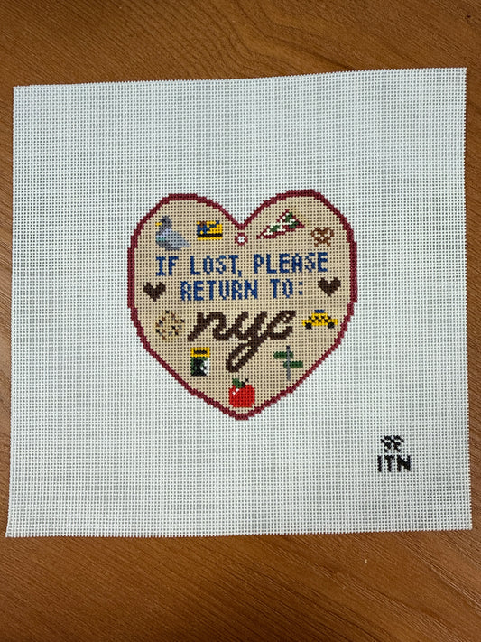 If Lost Return To NYC