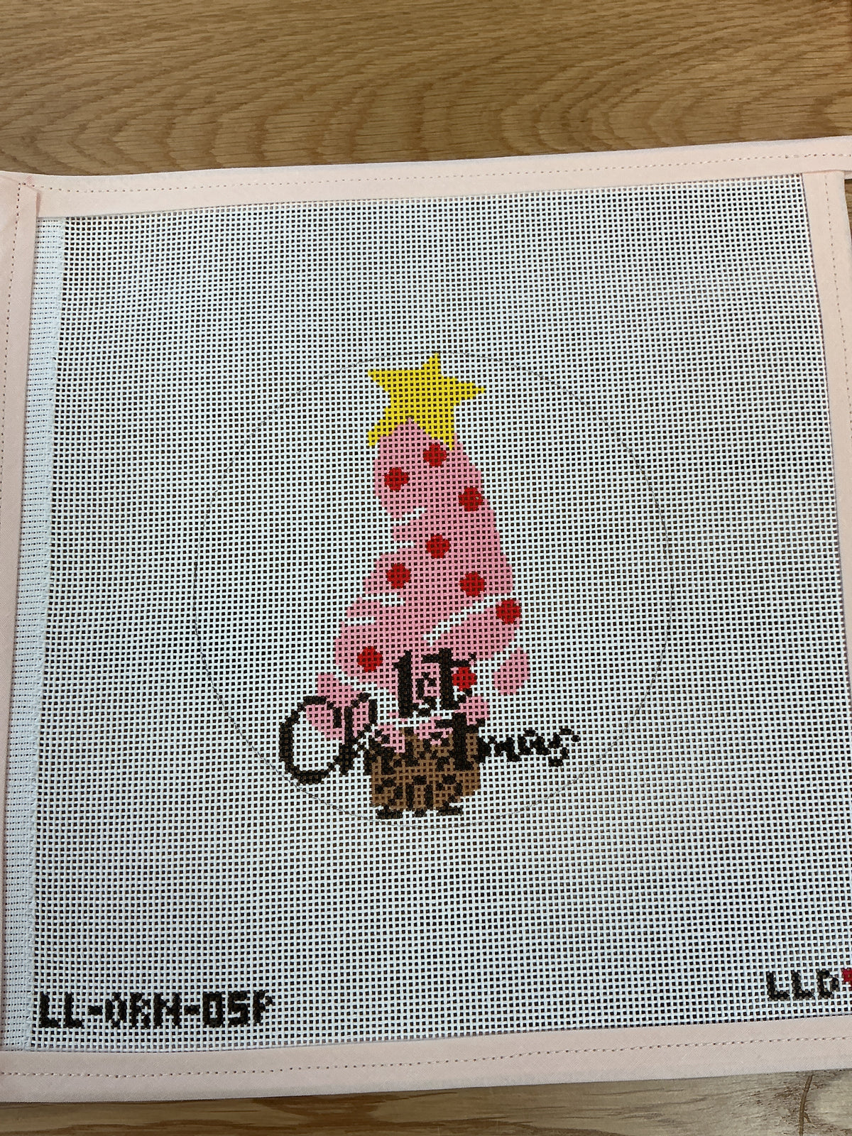 Baby’s First Christmas Foot Ornament - Pink