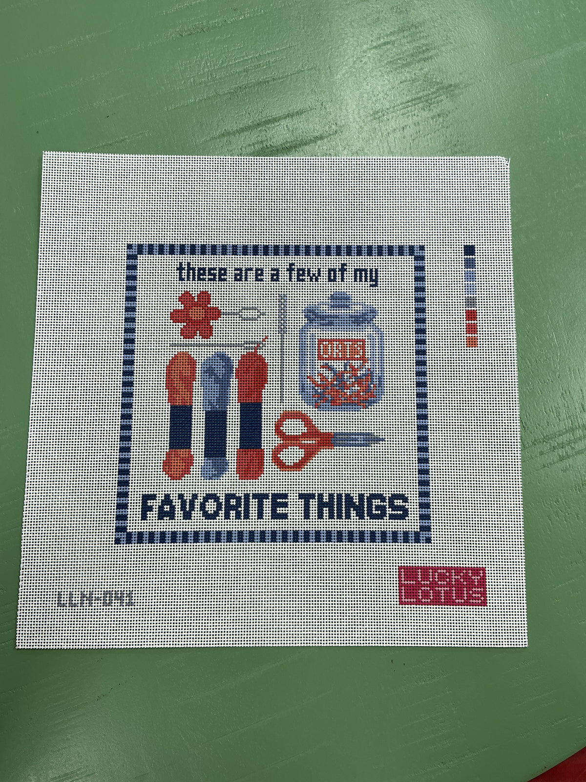 These Are A Few of My Favorite Things - Needlepoint