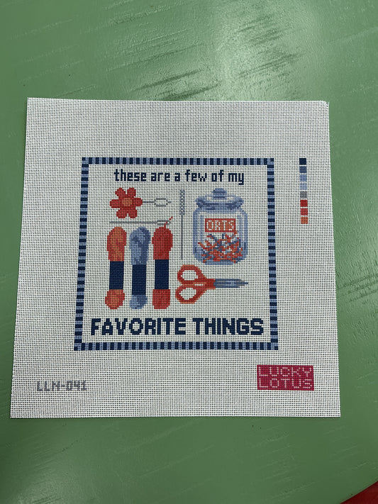 These Are A Few of My Favorite Things - Needlepoint