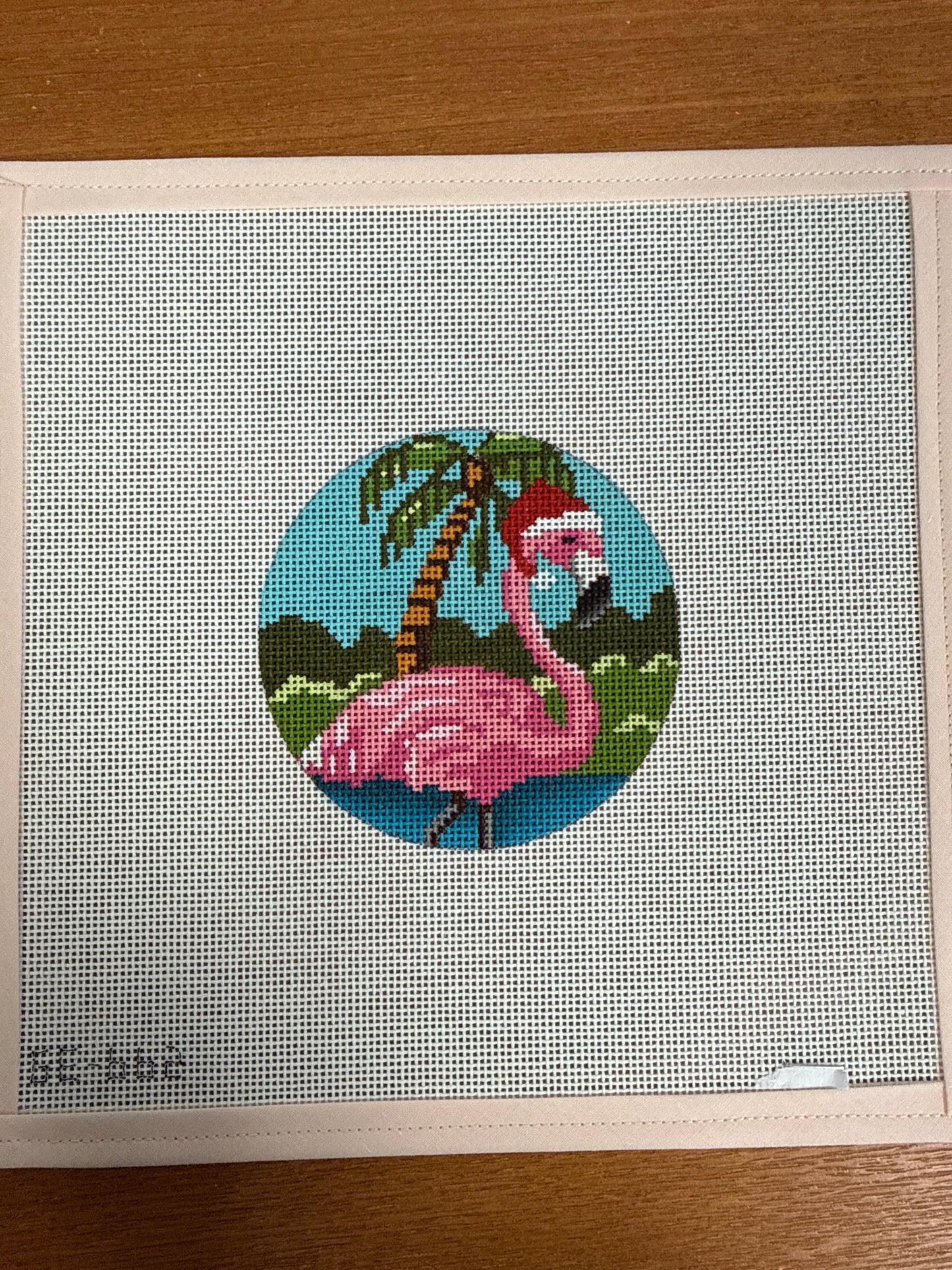 Christmas Flamingo