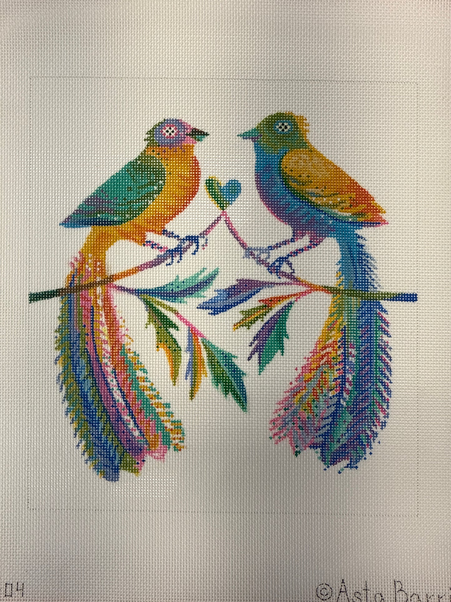 Colorful Love Birds