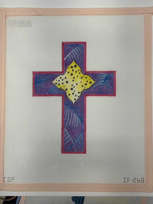 Purple Palm Cross IF268