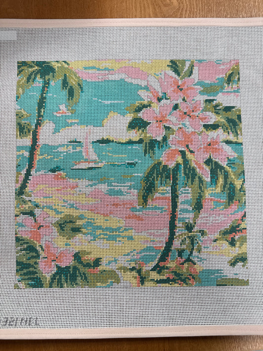 Muted Beach Scene