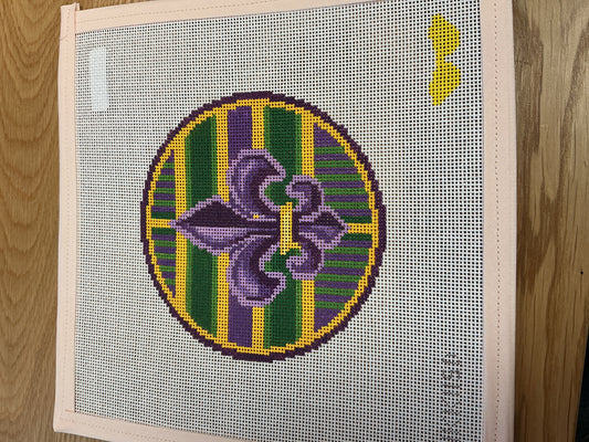 Fleur de lis Round